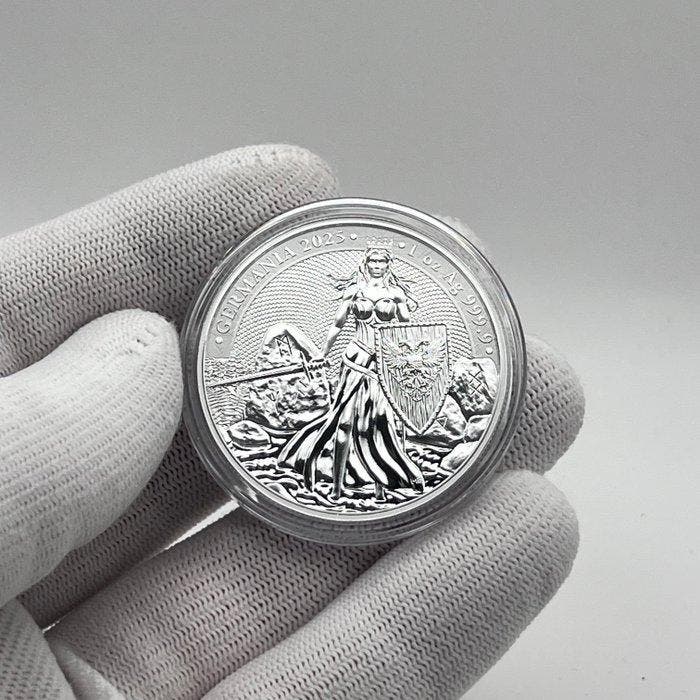 Duitsland. 5 Mark Germania 2025 Silver Coin 1 oz (.9999) by, Postzegels en Munten, Munten | Europa | Niet-Euromunten