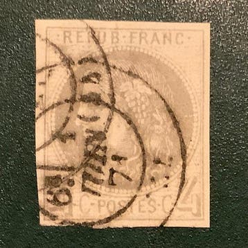Frankrijk 1870 - 4 cent Bordeaux - Yvert 41