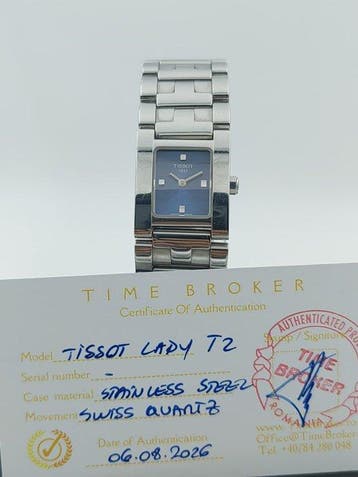 Tissot - Lady T2 - Zonder minimumprijs - Dames - 2010-2020, Handtassen en Accessoires, Horloges | Heren, Nieuw