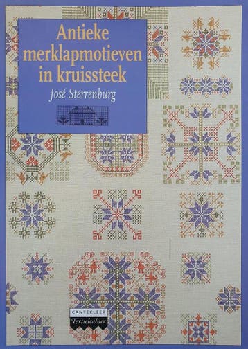 Antieke merklapmotieven in kruissteek / Cantecleer, Verzenden, J. Sterrenburg