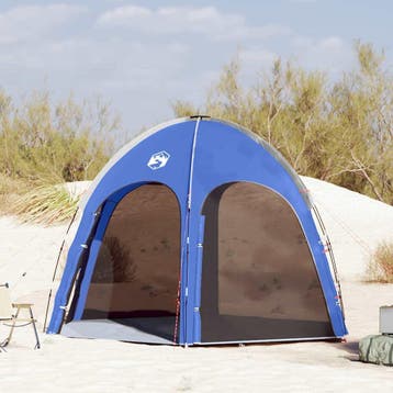 vidaXL Zwembad Tent met dak Azuurblauw 366 x 305 x 231 cm, Verzenden