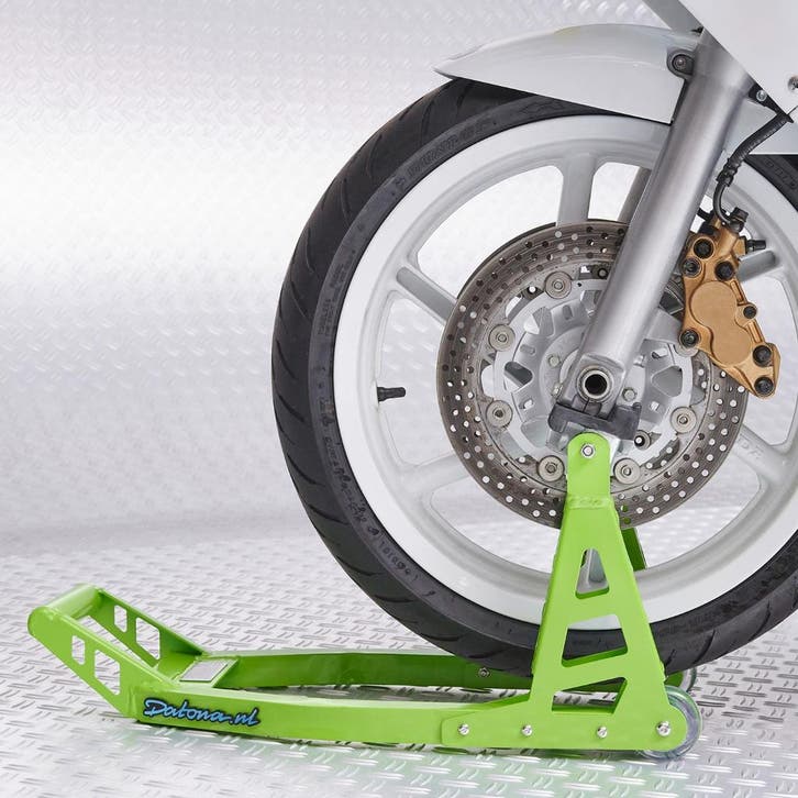 Datona MotoGP Paddockstand voorwiel - Kawasaki groen -, Motoren, Accessoires | Overige, Ophalen of Verzenden