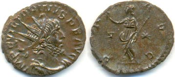 Antoninian Roemisches Kaiserreich: Victorinus, 268-270:, Timbres & Monnaies, Monnaies & Billets de banque | Collections, Verzenden
