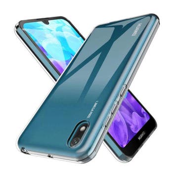 Huawei Y5 2019 Transparant Clear Case Cover Silicone TPU, Télécoms, Verzenden