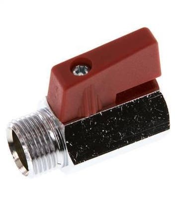 Mâle à Femelle G 3/8 2-Way Brass Mini Ball Valve 15 Bar, Verzenden, Nieuw