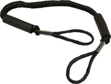 Bungee Dock Line met Dubbele Lus 120-175cm Zwart, Sports nautiques & Bateaux, Accessoires navigation, Ophalen of Verzenden