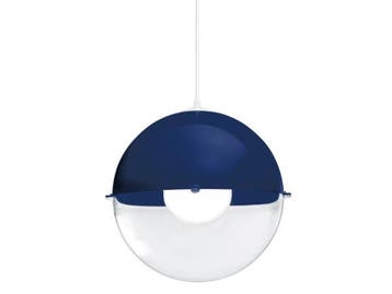 Veiling - Koziol Hanglamp Orion Crystal Clear/Deep Velvet Bl, Huis en Inrichting, Gebruikt