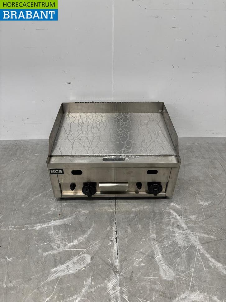 HCB RVS Bakplaat Grillplaat Gladde bakplaat Glad 60 cm, Zakelijke goederen, Horeca | Keukenapparatuur, Ophalen of Verzenden