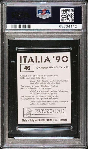 Panini 1990 Panini World Cup Italia 90 #46 Paolo Maldini -, Nieuw