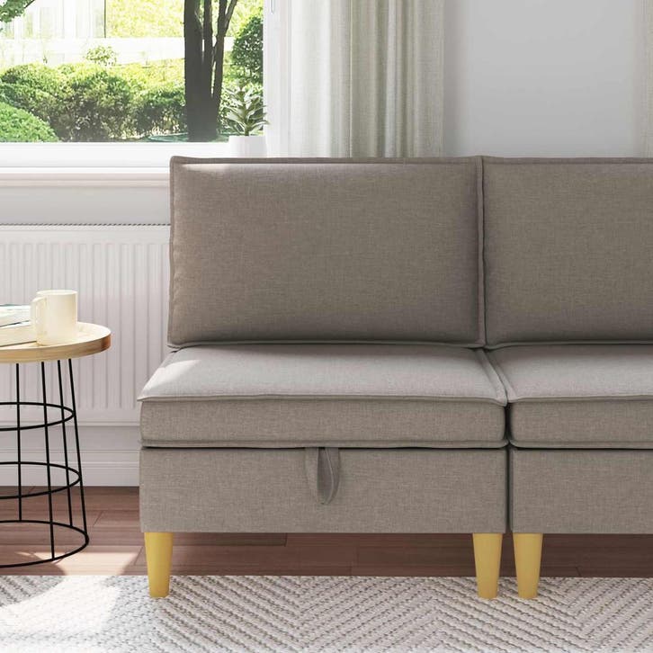 vidaXL Sofa met opslag Stof, Maison & Meubles, Canapés | Salons, Envoi
