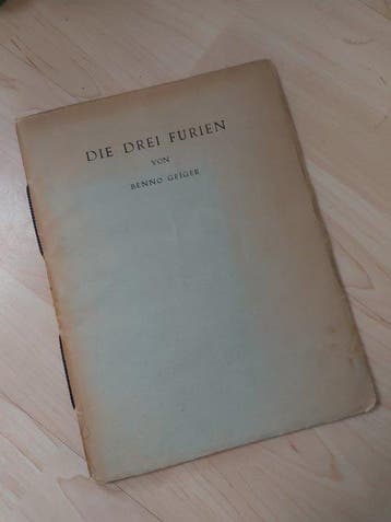 Benno Geiger - Die Drei Furien - 1955