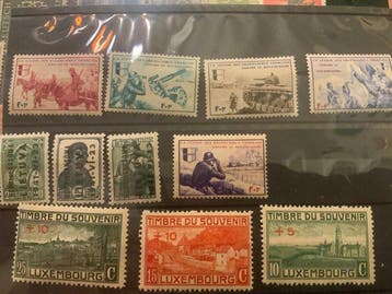 Europe - Albums de timbres Allemagne / Berlin / Luxembourg, Gestempeld