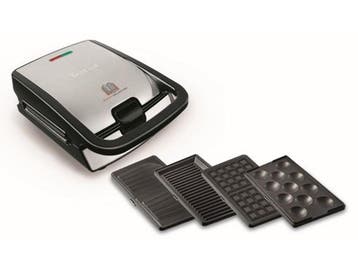 Tefal Snack Collection SW854D - Multisnack - 4 platen - RVS, Zakelijke goederen, Verzenden, Nieuw in verpakking