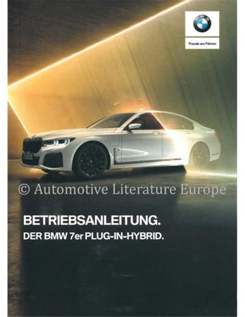 2019 BMW 7 SERIE PLUG-IN HYBRID INSTRUCTIEBOEKJE DUITS