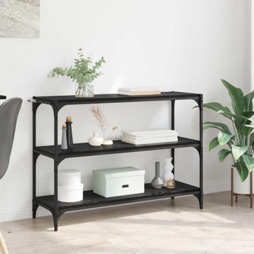 vidaXL Boekenkast Zwart eiken 40 x 33 x 70.5 cm, Verzenden