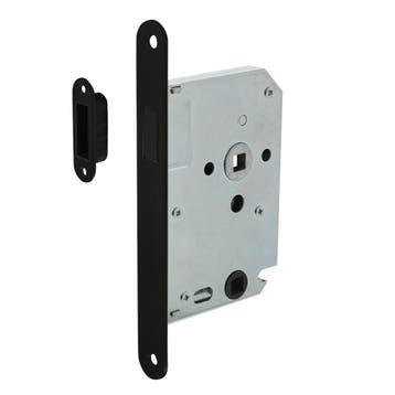Woningbouw magneet badkamer/toilet slot zwart 63/8mm - vo..., Ophalen of Verzenden, Slot