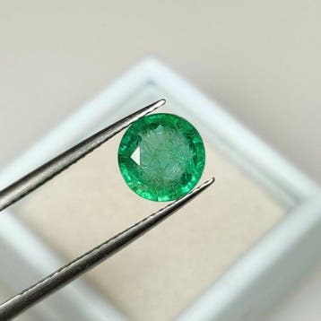 Zonder minimumprijs - 1 pcs Groen Smaragd - 1.83 ct -, Nieuw