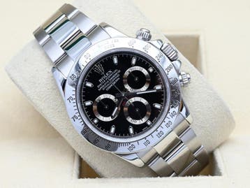 Rolex Daytona Ref. 116520 Year 2014 (Full Set), Polshorloge, Ophalen of Verzenden, Zo goed als nieuw, Rolex