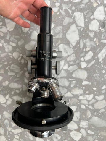 Monocular compound microscope - Wetzlar Monocular Brass &