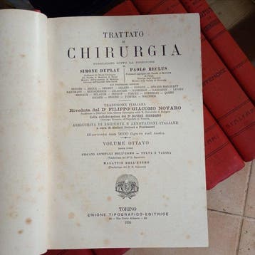 S. Dupley P. Reclus - Trattato di chirurgia - 1893-1898