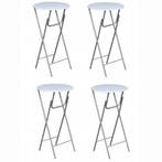 4x Statafels MDF Wit | Tweede Kansje | OP = OP, Verzenden