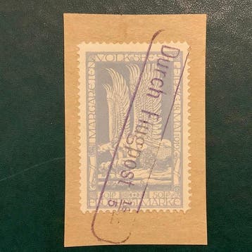 Empire allemand 1912 - Timbre-poste aérien demi-officiel,