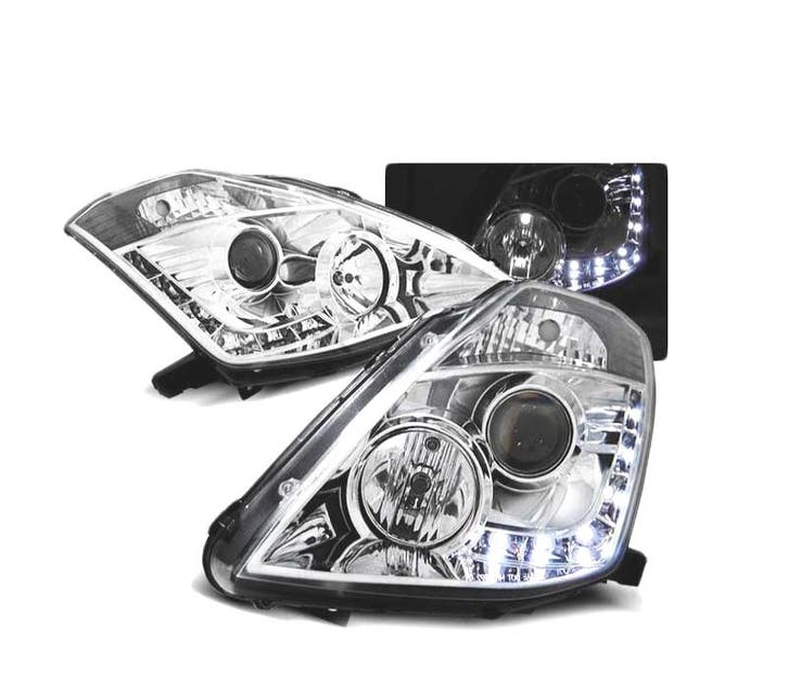 PHARES LED POUR NISSAN 350Z 03-05 CHROMÉ, Autos : Pièces & Accessoires, Éclairage, Envoi