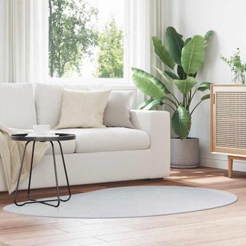 vidaXL Tapijt HUARTE Grijs 120 x 170 cm Polyester, Verzenden, Nieuw