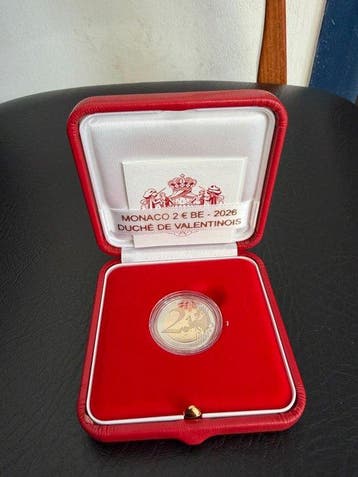 Monaco. 2 Euro 2026 Duche de Valentinois Proof (Zonder