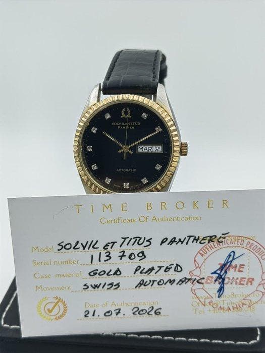 Solvil et Titus - Panthere - Zonder minimumprijs - Heren -, Bijoux, Sacs & Beauté, Montres | Hommes
