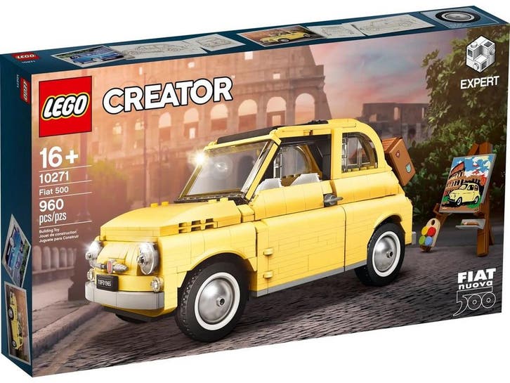 LEGO Creator Expert Fiat 500 - 10271 - 960 onderdelen -, Kinderen en Baby's, Speelgoed | Overig, Nieuw, Verzenden