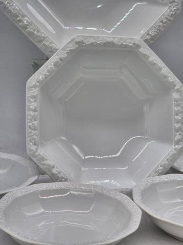 Plat (6) - Rosenthal – Maria Weiß Schüssel Set – Porzellan