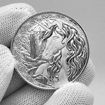 Fidji. 1 Dollar Fiji 2025 – Unicorn – 1 oz Silver coin – Ag