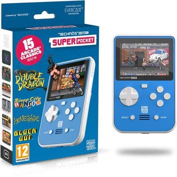 Technos - Super Pocket gaming handheld - 15 games - USB-C..., Verzenden