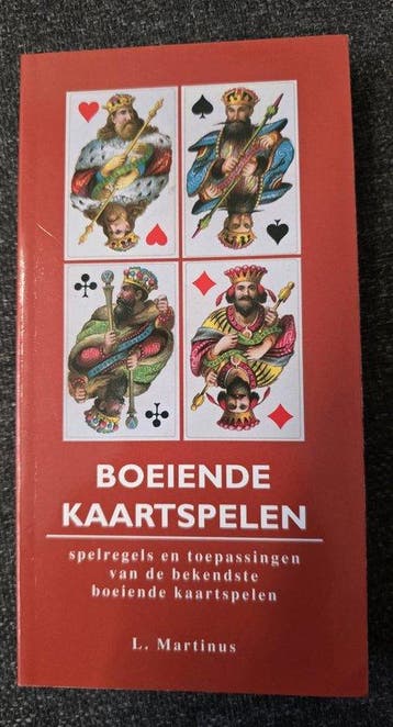 BOEIENDE KAARTSPELEN 9789059470590 L. Martinus, Verzenden, Zo goed als nieuw, L. Martinus