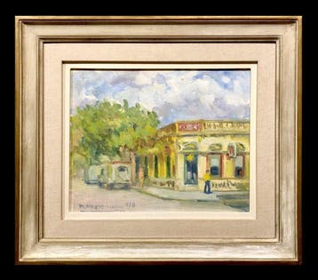 David Heynemann (1903-1989) - A Corner at Barracas (Buenos