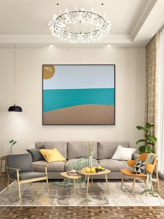 Enzo Affaticati - OCEAN VIEW . XXL, Antiquités & Art, Art | Objets design
