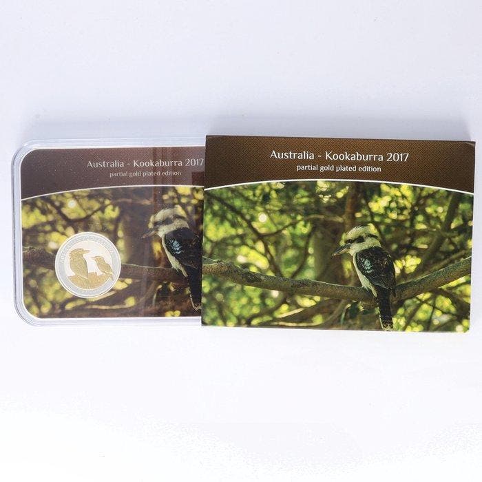 Australië. 1 Dollar 2017 - Kookaburras & Kangaroo 1 Oz (3, Timbres & Monnaies, Monnaies | Europe | Monnaies non-euro