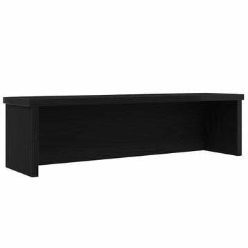 vidaXL Keukenrek stapelbaar 60x15x16 cm bewerkt hout zwart, Verzenden, Nieuw