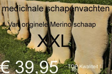Medicinale Merino schapenvacht schapenvel schapenhuid €39,95, Maison & Meubles, Accessoires pour la Maison | Autre, Verzenden