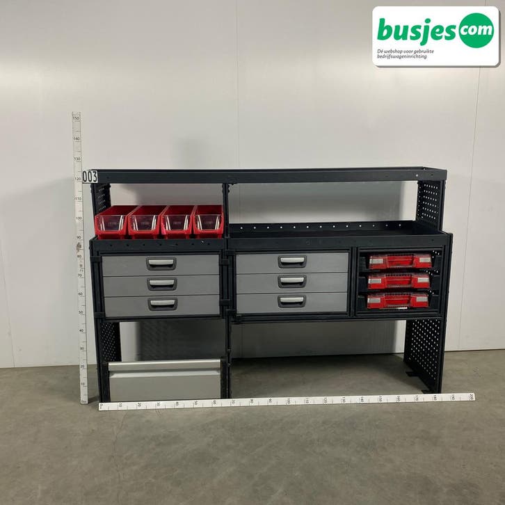 Modul bedrijfswagen inrichting 1945x485x1250mm (3003), Autos : Pièces & Accessoires, Autres pièces automobiles, Envoi