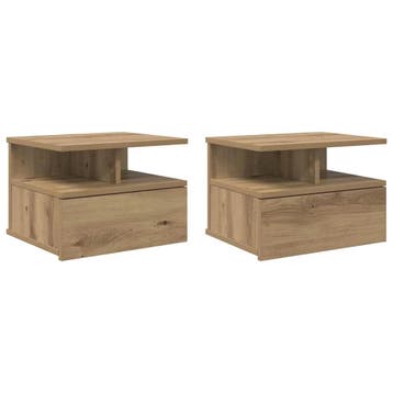 Nachtkastjes Eiken - 41% Korting, Retour Deal, Minder dan 45 cm, Verzenden, Zo goed als nieuw, Minder dan 55 cm