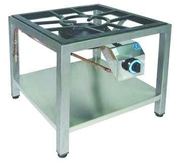 Gasbrander | Paella | Op Onderstel | Ø250mm | 10kW |, Verzenden