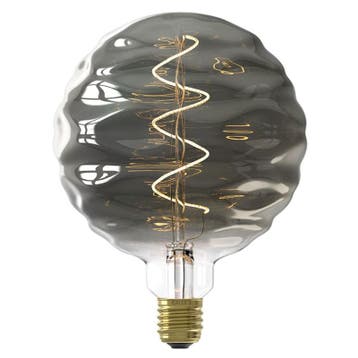 Filament LED Lamp Bilbao XXL Titanium Ø150 mm E27 4W, Verzenden