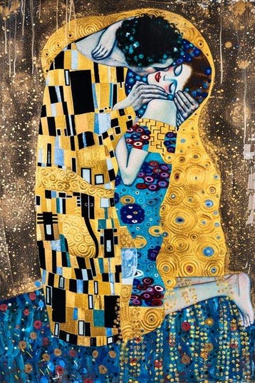 Dine Chanima (XX-XXI) - Klimt Reimagined In Graffiti