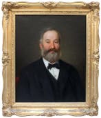 Eduard Swoboda (1814-1902) - Male portait