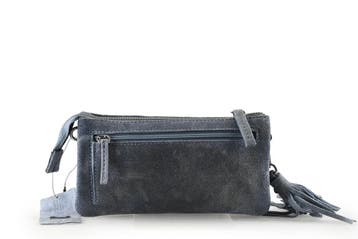 Manfield Clutch Blauw, Handtassen en Accessoires, Tassen | Damestassen, Verzenden, Nieuw, Blauw