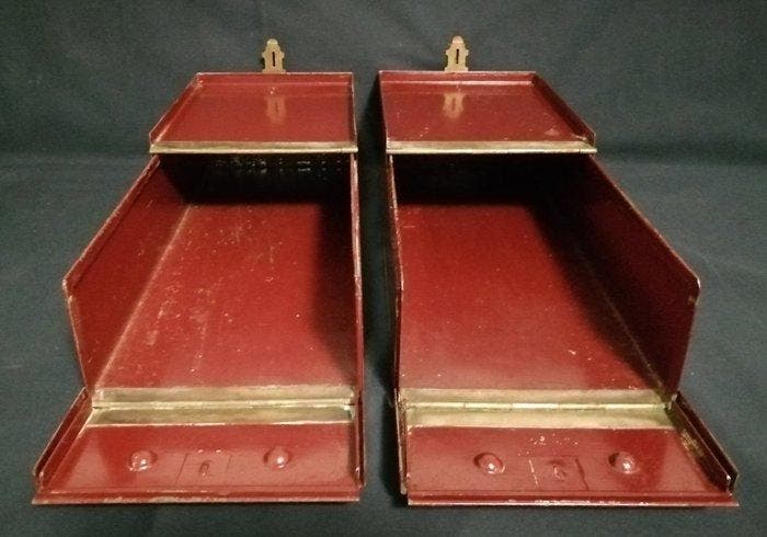 S.J. Arnheim - Spaarpot (2) - Gietijzer, Smeedijzer -, Antiek en Kunst, Antiek | Overige Antiek