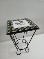 Table à plantes - Faïence, Fer forgé - Les années cinquante