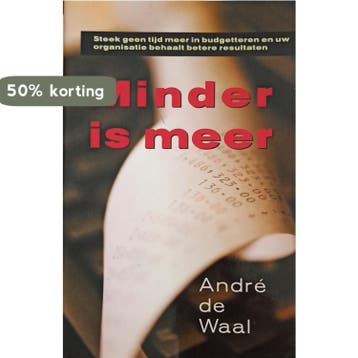 Minder is meer 9789074885256 A.A. de Waal, Verzenden, A.A. de Waal
